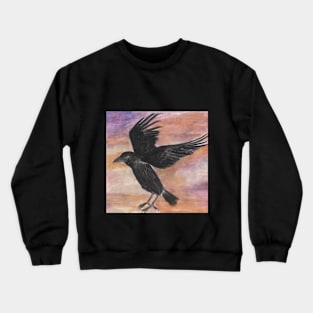 Raven Sunset Crewneck Sweatshirt